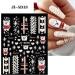 3D Embossed Christmas Nail Art Stickers Decals 5 Sheets 5D Self-Adhesive Snowflake Winter Holiday Nail Supplies Nail Art Design Decoration Accessories - Buy Online on GoSupps.com