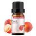 GREENSLEEVES Peach Essential Oil 10ml 100% Pure Organic Peach Scent Aromatherapy Diffuser Oils 10ml (Peach)