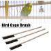 Zouminyy Parrot Cage Cleaning Brush Bird Cage Brush Bird Cleaning Brush Bird Handle Brush for Parrots Bird Cage - Buy Online on GoSupps.com