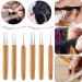 Dreadlock Crochet Needle Set - 6 Hooks with Interlocking Tool and Case - Buy Online on GoSupps.com