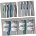 Mobestech 4-Piece Men's Travel Toothbrush Set - Hard Solid Brushes with Large Head & Fine Bristles for Effective Manual Cleaning - Buy Online on GoSupps.com