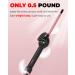 YEEGOR 1/2 Inch Thin Curling Iron for Short Hair | Ceramic Tourmaline Barrel with LCD Display & Heat Resistant Glove - Buy Online on GoSupps.com