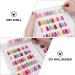 1pc Nail Color Book Color Cards Fake Tips Display Book Nail Color Display Board Color Card Book Chart Nail Art Tool Nail Color Sample Plate Nail Polish Glue Abs White Template - Buy Online on GoSupps.com
