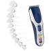 Wahl Professional Hair Clipper Guards Set - 10 Pcs Coded Cutting Guides #3170-400 - 1/8 to 1 - Fits All Wahl Clippers - Transparent - Buy Online on GoSupps.com