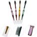 PartyKindom 4 Pack Adult Toothbrushes - Non-Slip Bristles for Travel | International Shipping Available - Buy Online on GoSupps.com