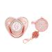 Romida Night Schnuller Baby Schnuller nipple baby pacifier bends tooth misalignment in front of newborn dummy pacifier especially thin & flexible dummy silicone pacifier G unit size