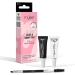 Mylee Express Eyelash & Brow Kit - 2 in 1 No Mix Formula Tint + Developer Gel + Dual Sided Brush Professional Tint Long Lasting Semi-Permanent (Black)