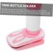 Hohopeti Feeding Stand Bottles for Babies Hands Free Bottle Holder Bed Frame Brackets Crib Bottle Holder Self Feeding Bottle Holder Rotating Baby Bottle Rack Twin Bottle Holder Bedstead Abs - Buy Online on GoSupps.com