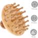 Healvian 3ST Massage Comb - Portable Wooden Shampoo Brush for Professional Hair Care | Comfortable Hand Massage Hairbrush - Buy Online on GoSupps.com