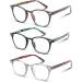 3 Pack Reading Glasses - Stylish Spring Hinge Readers for Men & Women - Black/Tortoise - Mixgy 2.5x - Buy Online on GoSupps.com