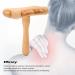 Wood Roller Massager - Manual Gua Sha Tool for Acupuncture Cellulite & Lymph Drainage Therapy - Effective Fascia & Neck/Back Massage Device - Buy Online on GoSupps.com