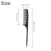 YEEPSYS Wide Tooth Comb for Curly, Long, and Wet Hair - Detangling Paddle Hair Comb (Black) - Rat Tail Combs Included - Buy Online on GoSupps.com