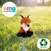 Deluxe Paws Plush Eco Toy - Fox | 100% Recycled Material - Buy Online on GoSupps.com