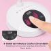 Makartt UV Nail Lamp Rechargeable Led Gel Nail Lamps Cordless 10W Nail Dryer UV Lamps for Gel Nails Gel Nail Polish Dryer with Automatic Sensor 4 Timers Setting Fast Nail Curing Lamps White - Buy Online on GoSupps.com
