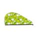Green Apple Microfiber Hair Towel Soft Super Absorbent Hair Towel Wrap for Women Coral Velvet Quick Dry Hair Cap for Long Curly and Thick Hair