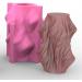 Geometric Wave Twisted Candle Mold - Silicone Mold for Candle, Soap, Chocolate, Resin, Wax, Plaster, Polymer Clay - Irregular Wave Design - Buy Online on GoSupps.com