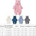 Knitted Hooded Romper Bodysuit Onesie | Baby Boy Girl Clothes | Long Sleeve Jumpsuit | Fall Winter | 6-12 Months | Gray-Hairball - Buy Online on GoSupps.com