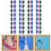 LALAFINA 48 Pairs Disposable Pedicure Slippers - Colorful Anti-Eva Foam Slippers for Women Salon Pedicure and Spa Guests - Buy Online on GoSupps.com