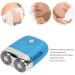 Buy AMONIDA Electric Hair Clipper - Dual Cutting Heads Self-Grinding Travel-Friendly 300mAh Battery Stylish Blue Design - Buy Online on GoSupps.com