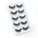 UAMOU 10/50/100 Boxes Mink Eyelashes Fluffy 3D Mink Lashes Makeup Natural Long Volume False Eyelashes Bulk Faux Cils Custom Cheerfully (Color : 5 Pairs X25 Size : 50 Boxes)