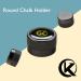 KONLLEN Round Billiard Cue Chalk Holder | Portable Pool Cue Accessories | Snooker Chalk Holder - Black - Buy Online on GoSupps.com