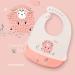 Shop Rospretty Silicone Baby Feeding Bibs - Pack of 3 Adjustable Waterproof & Safe for Boys & Girls - Buy Online on GoSupps.com
