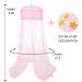 Twinkle Star Kids Netting Princess Bed Canopy 3 Layers Lace Ruffle Dome for Baby  Girls (Pink) - Buy Online on GoSupps.com