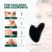 Gua Sha Face Treatment - Heart Shape Jade Tool for Skin Care Beauty & Relaxation - Black Natur-Stein Scratcher for Face Eyes & Neck - Buy Online on GoSupps.com