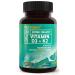 BioEmblem Vitamin D3 K2 Capsules (5000IU and 200mcg) - Patented MK7 and MK4 for 3-in-1 Complex Support - Vegetarian Vitamin D K2 Supplement for Teeth Heart Immune System - Non-GMO 90 Caps 90 Count (Pack of 1)