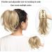 Women Ladies Claw On Ponytail Clip In Hair Extenions 12" Inch Messy Adjustable Wavy Curly Hairpieces Bendable - Ash Blonde(Weight:95g) - Buy Online on GoSupps.com