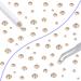 Buy LPBeads 6000 Pieces Champagne Non Hotfix Rhinestones - 6 Sizes Round Crystal Glass Flat Back Includes Tweezers & Picking Pen for Nail Art & DIY Crafts - Buy Online on GoSupps.com