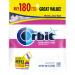 ORBIT Bubblemint Sugarfree Gum, 8.8-Ounce Resealable Bag, 180 Pieces Bag Only
