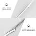 Buy Heallily Stainless Steel Foot File - Dead Skin Scraper Pedicure Tool for Men & Women - 3PCs 17x0.3x0.2 cm - Best Foot Care Solution - Buy Online on GoSupps.com