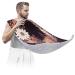Flower Circle Vintage Beard Bib Hair Catcher Men Shaving Catcher Non-Stick Beard Trimmer Catcher with 2 Suction Hooks Haircut Salon Cape Apron Birthday Gift for Father Husband Him