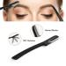 Premium Eyebrow & Eyelash Brush Set - 2-in-1 Duo Eyebrow Brush Stainless Steel Eyelash Comb & Razor | International Shipping - Buy Online on GoSupps.com