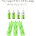 1.2V 400mAh NiMH Rechargeable Batteries - 12 Pack Button Top for DIY LED Solar Lights | International Shipping Available - Buy Online on GoSupps.com