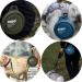 Buy Ohmo 800ml Foldable Dog Bowl - Portable Travel Water Bowl for Medium to Large Pets in Peacock Blue - Buy Online on GoSupps.com