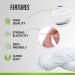 1/8 inch Round White Elastic Cord for Masks - 30 yards | Stretch String for Face Mask Making - Buy Online on GoSupps.com