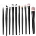 Pimoys 21 PCs Professional Makeup Brush Set for Face, Eyes & Travel - Foundation, Eyeliner, Blush, Concealer, Eyeshadow - Black - Buy Online on GoSupps.com