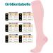 Blongw Compression Stockings for Men - 6 Pairs Knee Support Socks for Sports Travel Running & Cycling | A3 Assorted S-M - Buy Online on GoSupps.com