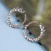 Vintage Rhinestone Hoop Earrings - Gold Circle Studs & Bright Crystal Bling for Weddings | Jewelry for Women & Girls - Buy Online on GoSupps.com