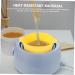 Frcolor Wax Melting Warmer - Silicone Shell for Face & Body | Portable 13.5x11.5cm Yellow Bowl for Skin Care - Buy Online on GoSupps.com