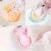 4pcs Cute Fruit Shaped Shower Sponge Set for Kids - Mango, Honey-Dew Melon, Orange, Strawberry - Buy Online on GoSupps.com