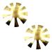 Nail Manicure Edge Trimmer Nail Cutter Plate French Manicure Nail Art Making Acrylic Clipper Plate Module Stainless Steel DIY Plate Module Nail Cutter Tool (Gold 2Pcs) Gold 2Pcs