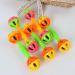 2 Pcs Bird Parrot Toy Rattle Birds Fun Exercise Plastic Double-Headed Bell Pet Toys - Buy Online on GoSupps.com