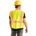 Buy OccuNomix Medium Yellow Economy Polyester Vest with Zipper | International Shipping Available - Buy Online on GoSupps.com