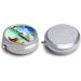 Round Pill Box - Tropical Holidays Print | 3 Compartment Medicine Organizer | Decorative Metal Portable Pocket Pill Case Style-32 - Buy Online on GoSupps.com