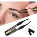 Fuckettes Set: 4 Precision Stainless Steel Tweezers with LED Light for Makeup Eyelashes & Hair Removal - Buy Online on GoSupps.com