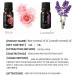 Pure Organic Rose and Lavender Essential Oil - 2 x 10ml for Diffusers Massage Aromatherapy Skin Care - Buy Online on GoSupps.com