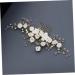TOVINANNA Bridal Headdress Bridal Hair Comb Flower Hair Comb Bridal Hair Accessory Crystal Hair Comb Hair Comb for Bride - Buy Online on GoSupps.com
